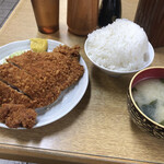 ほし野 - とんかつ定食大盛り　600円