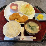 とんかつ福助 - ヒレカツランチ。