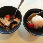 ステーキハウス 秀 - デザート　2021.3