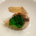 フレンチ レストラン ヨシヤ - ■菊芋とヤギのチーズ