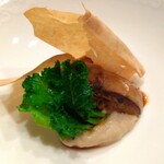 フレンチ レストラン ヨシヤ - ■菊芋とヤギのチーズ