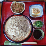 芳熊庵 くまそば - ザルそばセット