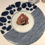 リストランテ カノフィーロ - 生ハム、水牛モッツァレラチーズ、イチゴ