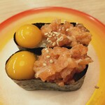 すし江戸 - サーモンユッケ