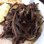 自家製太麺 渡辺 - DXのキクラゲ