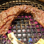 焼肉 三水苑 - ダイヤモンドカットハラミ