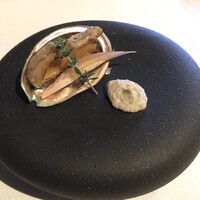 Cucina Italiana 東洞 - 飽のコンフィ 牛蒡のバーニャカウダ