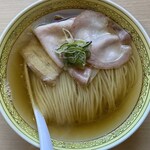 RAMEN RS 改 - 白煮干中華そばのアップ