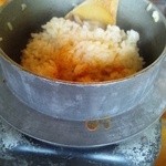 いろり料理･釜めし もりしげ - 岩魚の釜飯