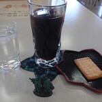 みと文化交流プラザ 喫茶 - アイスコーヒー300円