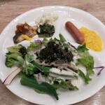Hoteru Akuthibu Hakata - サラダ、山芋ワサビサラダ、など