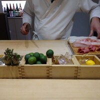 鮨こゝろ - 始まります 
                    ご主人は 毎回    宜しくお願いします
                    と 挨拶してくれます 