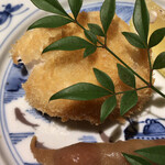 馳走 啐啄一十  - 山口_天然河豚の白子、白インゲン