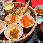 北海道料理 ユック - しらかば定食(1590円)