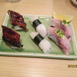 富梅 - 2012.9.8  鰻・えんがわ・鯵