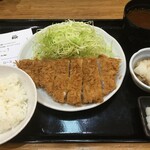 とんかつ まるや - ロースかつとポン酢おろし