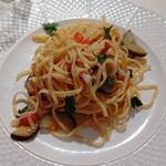 レストランアペルト - 生麵パスタ　パンチェッタとナス