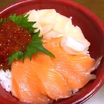 はま寿司 - 特上北海道丼(シャリ大盛)　730円