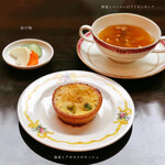 ザ・テラス - 軽食。キッシュがブロッコリー＆ベーコンではなくなりました