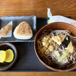 花山太右衛門商店 - 私は数量限定の「岩出山満喫ランチ」の「お蕎麦・冷」を…