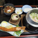 角屋 - 三色釜めしランチ \1,580-