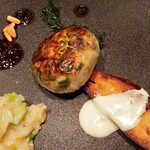 ラ・ロシェル 山王 - 肉料理（ハンバーグっぽい）