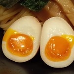 つけ麺 きらり - 半熟味玉～♪(^o^)丿
