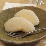 富梅 - 2012.9.8　デザート　梨