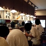 つけ麺 きらり - カウンター席の様子～♪(^o^)丿