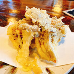 うずら家 - きのこいろいろ天ぷら盛り合わせの小盛