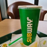 SUBWAY - Lアイスティー(+100円税)です。