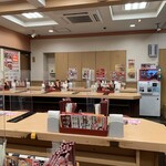 なか卯 - 店内の様子です。（2021年1月）