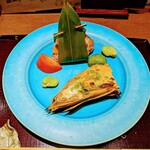 大洗料理つかさ - 焼き物　新物の筍と奥久慈しゃも