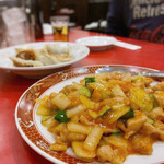 中華料理上海菜館 - 鶏肉の中国味噌炒め