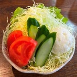 あみ焼き 煖だん - 野菜サラダ