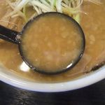 らーめん 元 - 背油醤油のスープ
