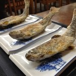 日の出町自然休養村さかな園 - ニジマスの塩焼き