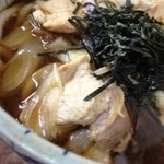 日の出町自然休養村さかな園 - しゃも肉うどん
