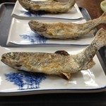 日の出町自然休養村さかな園 - ニジマスの塩焼き