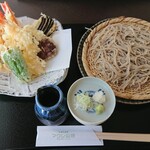 ポッケの湯 - 料理写真:天ぷら蕎麦