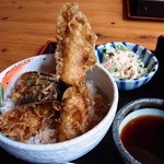 そば盛 - いか天丼