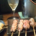 なごみや - 鳥はらみとトマト巻き