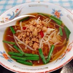 台湾料理 味味軒 - 【2021.3.8(月)】ラーメンセット(台湾ラーメン＋麻婆飯)700円の台湾ラーメン