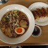 福ちゃんの里ラーメン - ごぼうラーメン＋ギョーザ