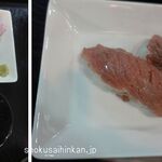 みふね - 追加オーダーした石垣牛握り。ダイニングみふね。みね屋工房(沖縄県石垣市)食彩品館.jp撮影