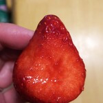 カズサの郷 愛彩畑 - よつぼしの断面  真っ赤だった