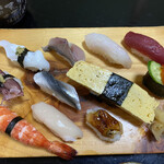 市原江戸銀 - すし定食