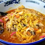 食事処 三平 - 妻がオーダーした「みそ辛チャンポン」