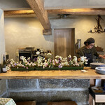 Aso うぶやま キュッフェ - カウンター