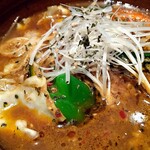 タイガーカレー - 挽肉と納豆カレー～納豆は別皿～